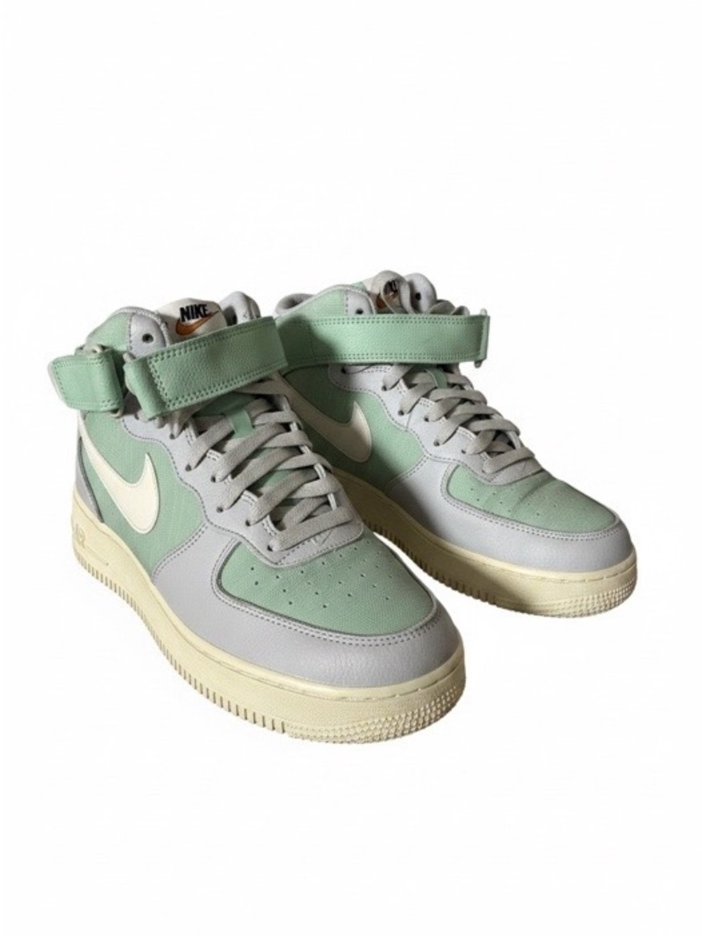 Nike High Top Sneakers in Mint Green & Cream